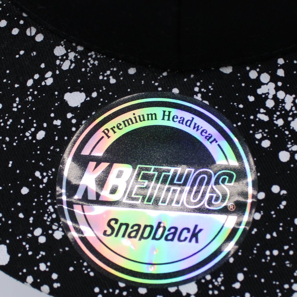 KBethos 2 Tones Black White Dots Snapback Baseball Cap - Picture 7 of 7